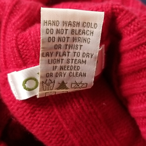 Red turtleneck sweater by ORVIS - Picture 5 of 5